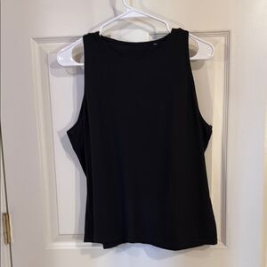 Boden Black stretch cotton Sleeveless Women's Top